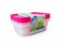 Food Storage Containers Set of 3 (24.8x17.5x8.3)