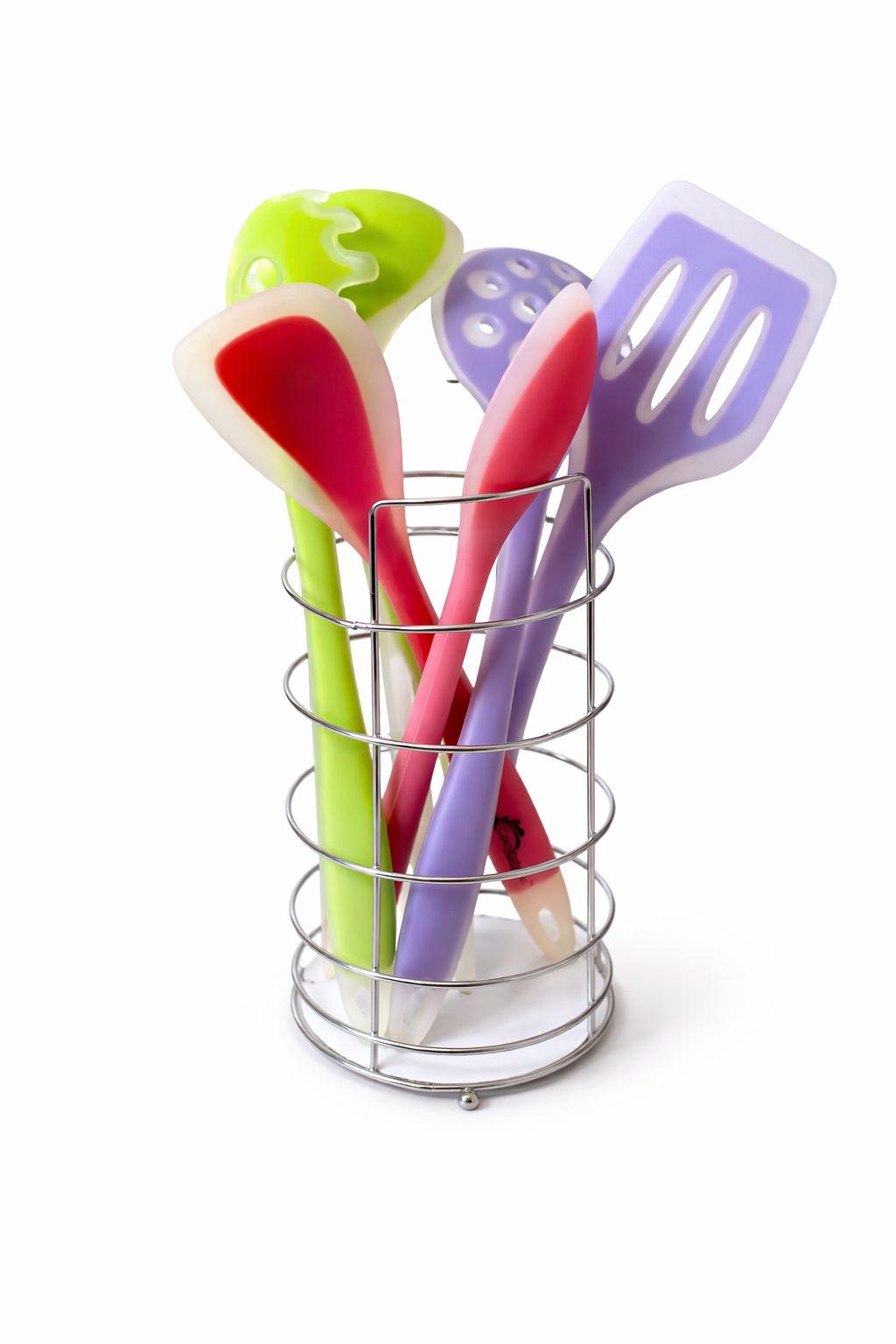 Silicone Kitchen Utensil Set with Holder